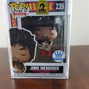 Funko Exclusive Jimi Hendrix Figure with Red and Black Outfit 239